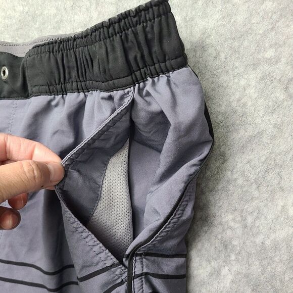 Vuori Trail Runner Short Mens Medium Gray Lined 7" Inseam Zip Pocket Stretch - Picture 13 of 16